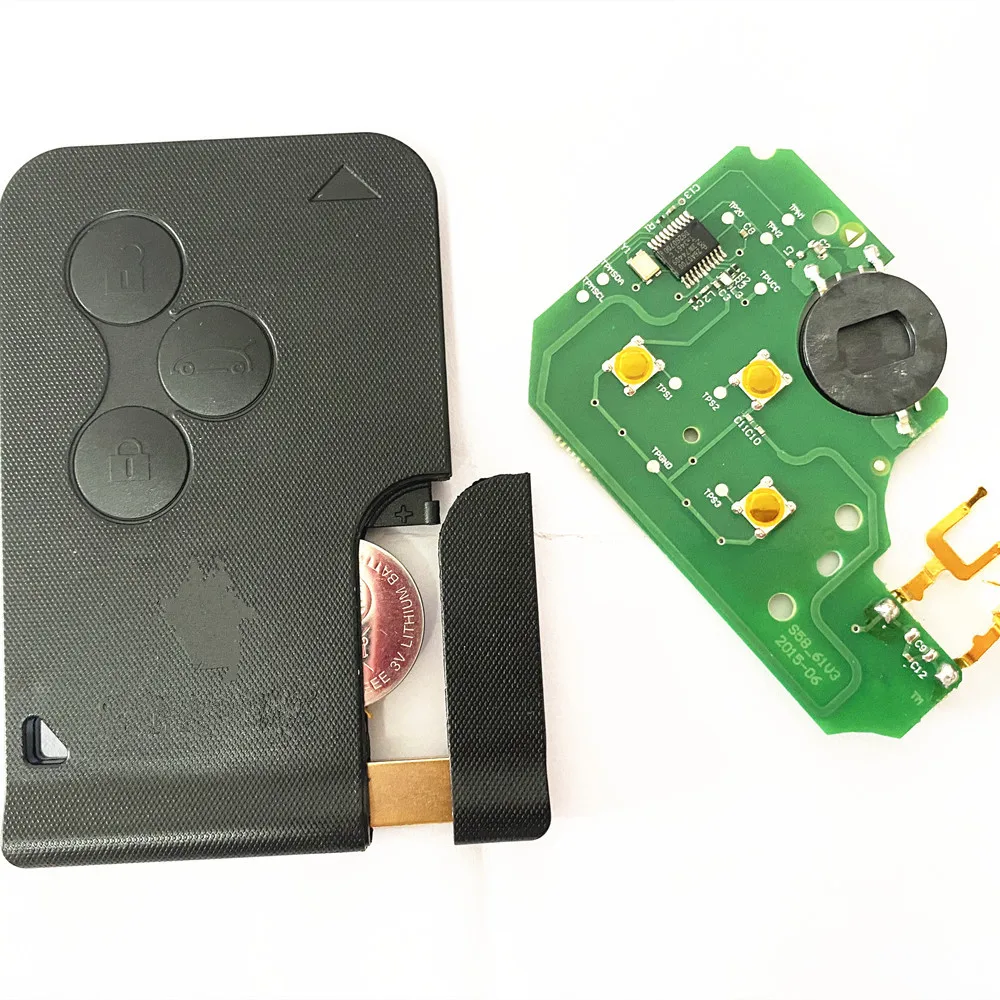 

3-кнопочный дистанционный ключ PCF7947 для Renault FOR Megane 2 для Scenic 2 2003 2004 2005 2006 2007 2008 433 МГц