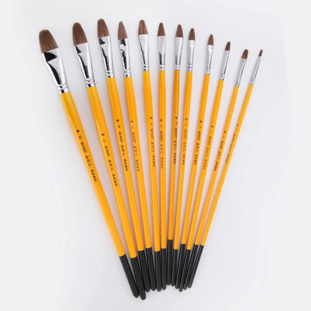 Ручка MONET с деревянной ручкой и длинным хвостом ручка для рисования