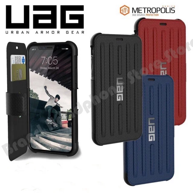 

UAG Urban Armor Gear Metropolis Folio Case Flip Cover For iPhone 12 Pro Max iPHONE 12 PRO/ Mini Rugged Wallet Flip Case