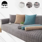 Утолщенное плюшевое покрывало для дивана, подушки для сиденья, чехлы для гостиной, Декор, защита мебели, нескользящий коврик для эркера, чехол на диван