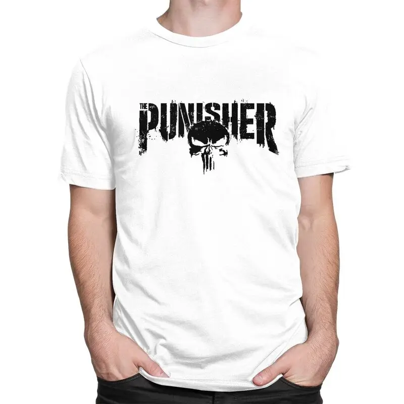 Футболка мужская с изображением супергероя тенниска из хлопка короткими