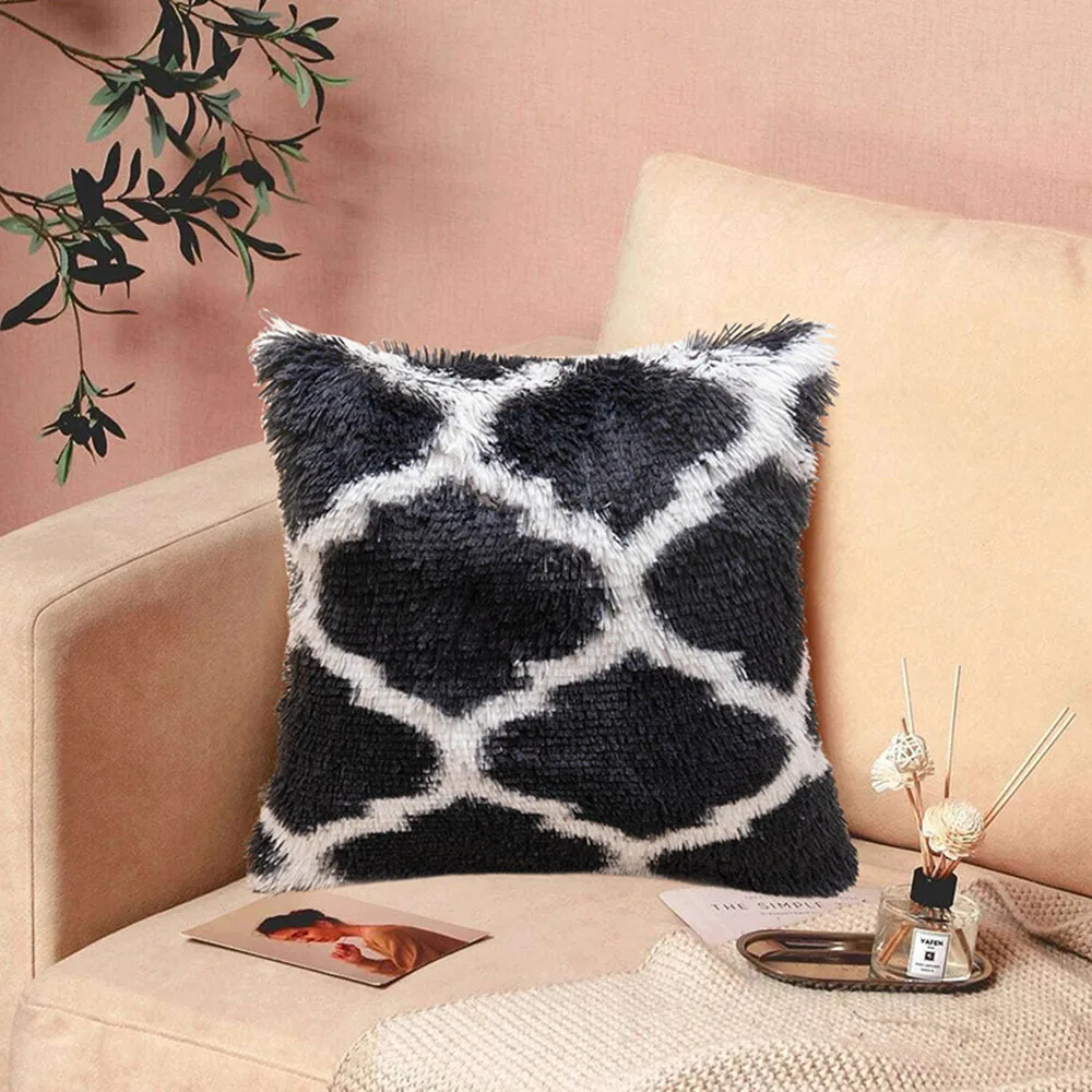 

DecorUhome Throw Pillow Cover Home Sofa Decorative Pillowcases for Pillows 45X45cm Sea Lion Plush Supplied Office Cover Cushion