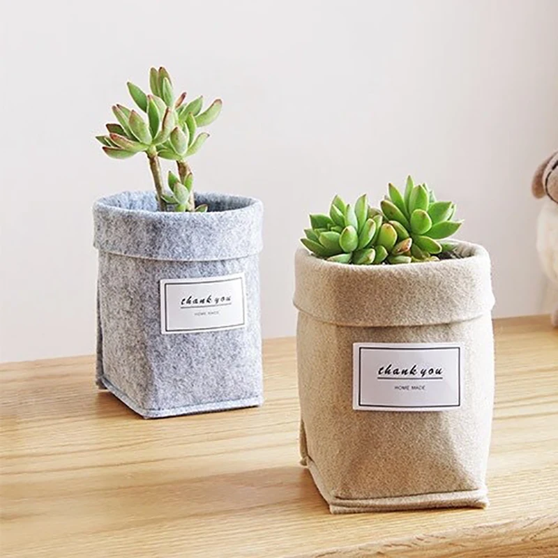 6 шт. мешочек для выращивания растений новый домашний декор тканевая настольная
