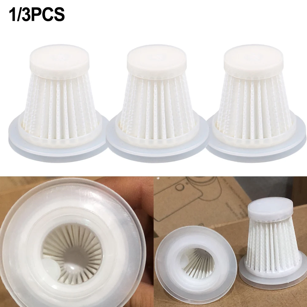 

1/3pcs Filter For Car Cordless Vacuum Cleaner Portabe Microfilter Vacuum Cleaner Accessories Wet And Dry Cleaning Filters