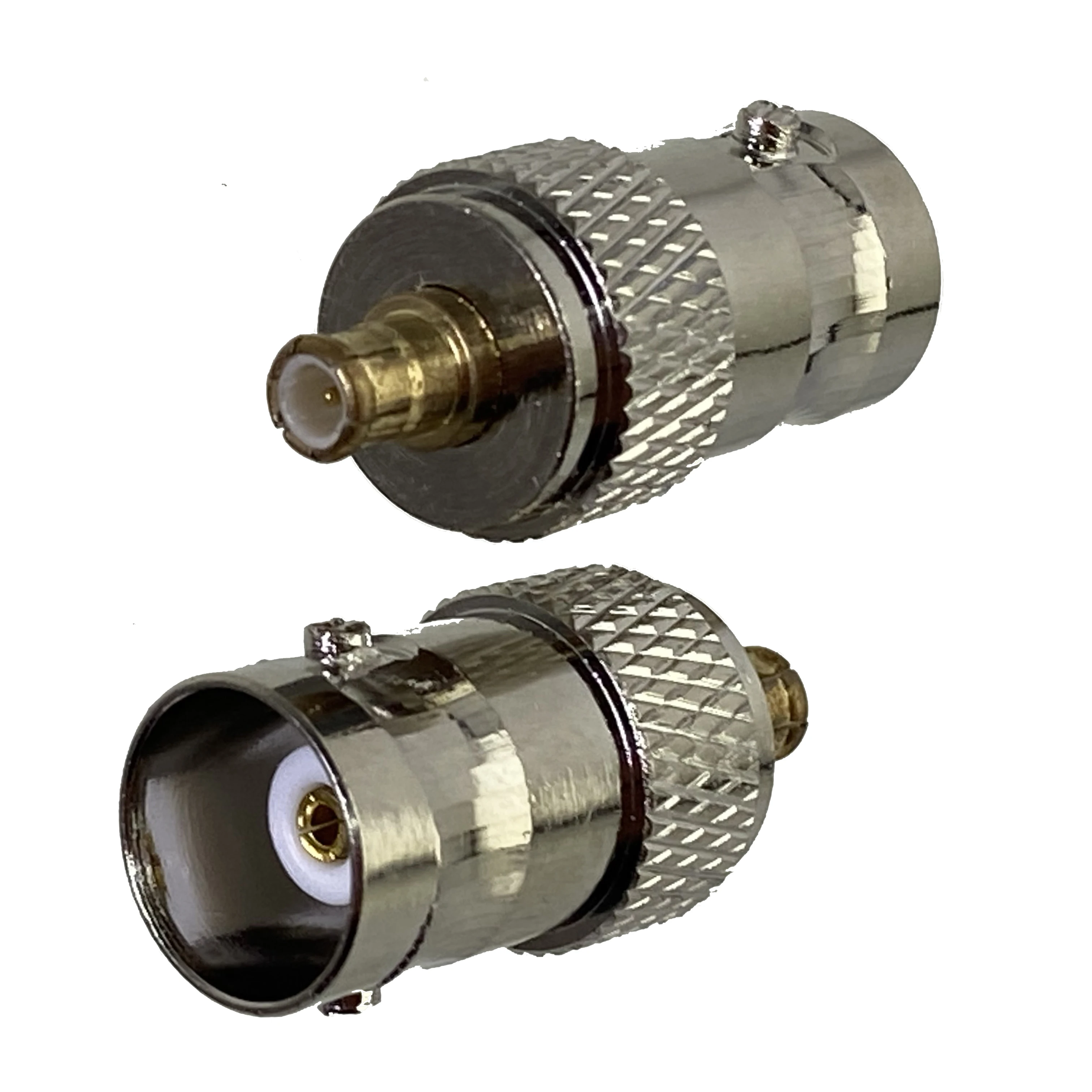 1pcs Connector Adapter BNC Female Jack to MCX Male Plug RF Coaxial Converter Straight 50ohm Wire Terminal New
