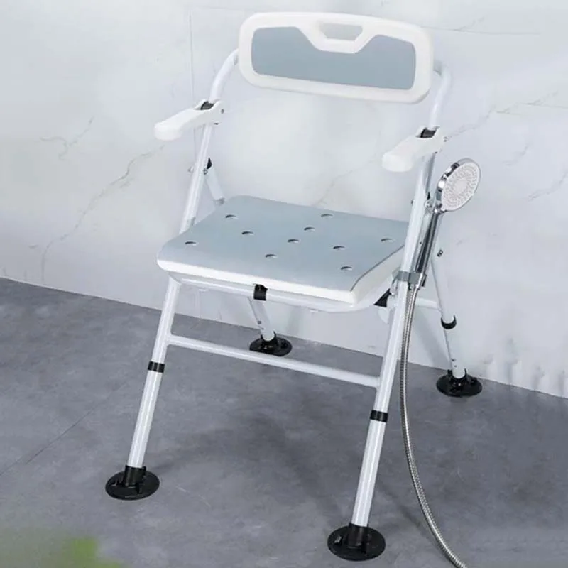 Складной стул для душа и ванной комнаты Уникальный Маленький Металлический