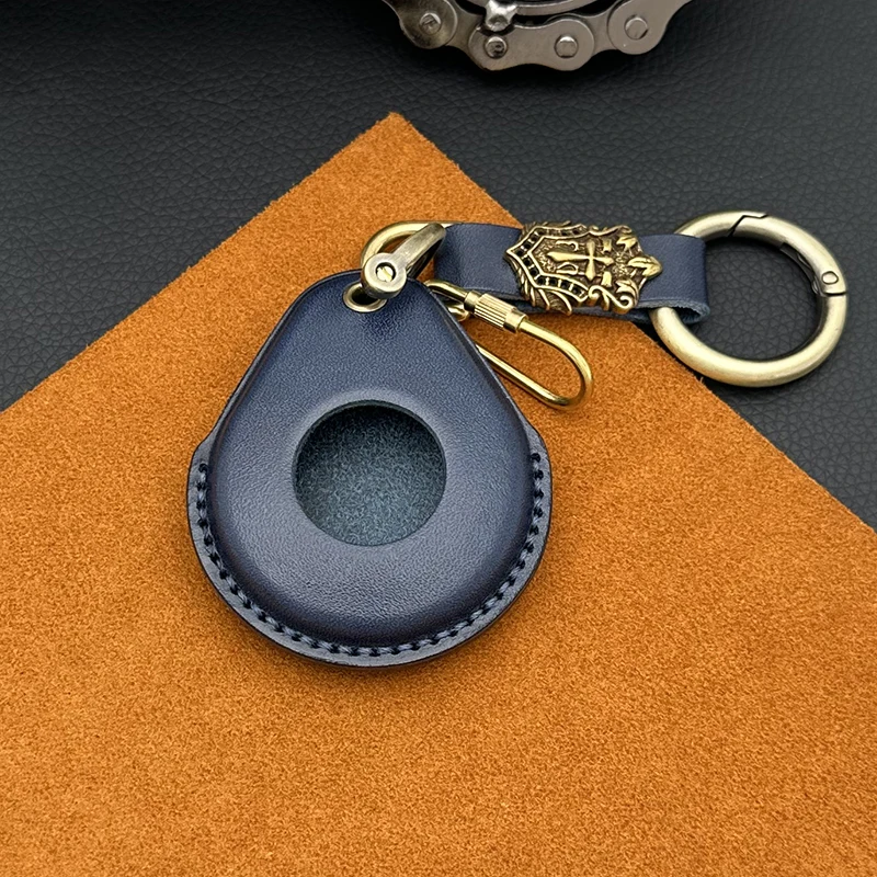 

Smart Key Genuine Leather Case Fob Cover For Harley Davidson Indian 883 X48 1200 Street Glide Keychains Hollow Out