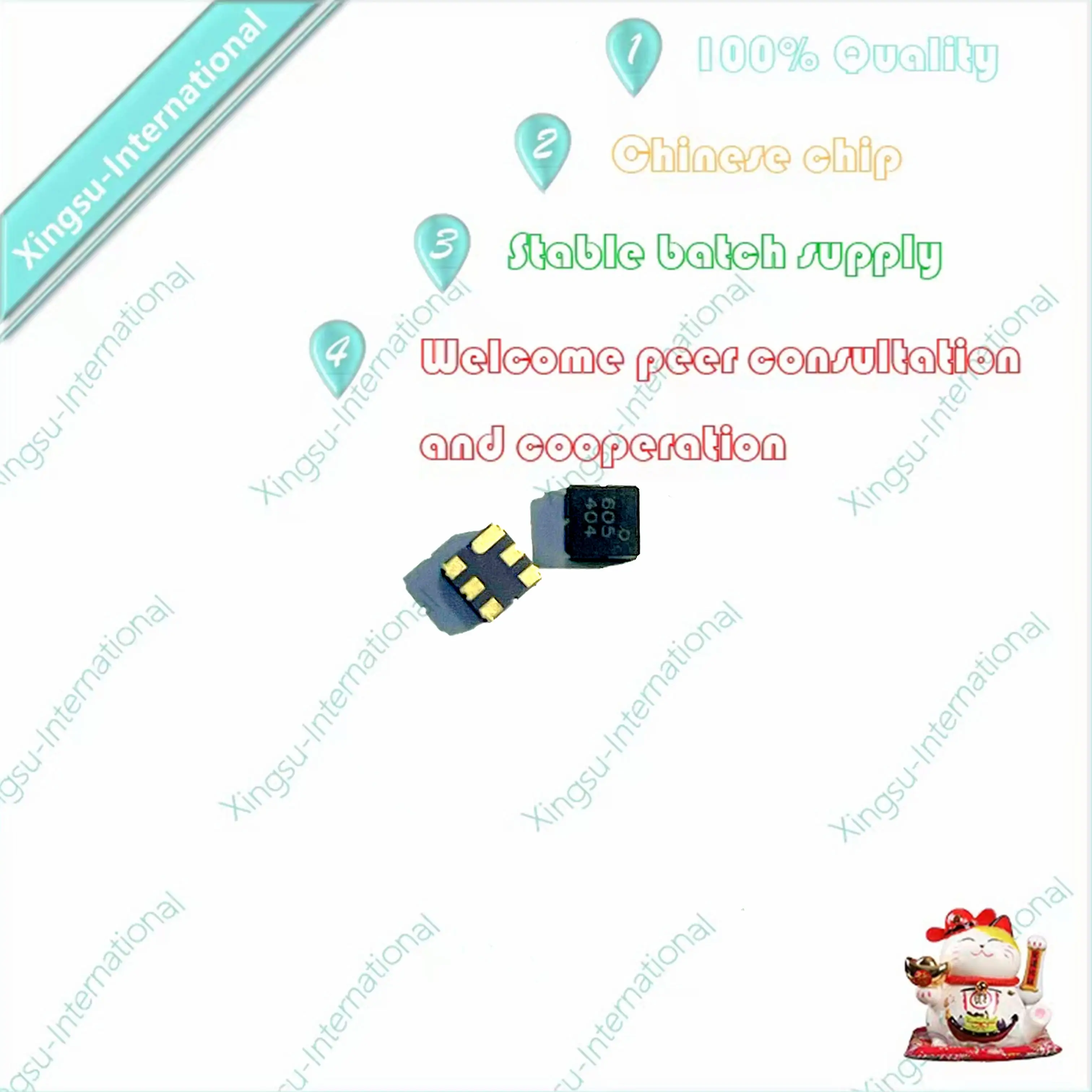 

10PCS/ Piece MXC6225XU Acceleration Gravity Sensor QFN Package Screen Printing :605 Original Genuine