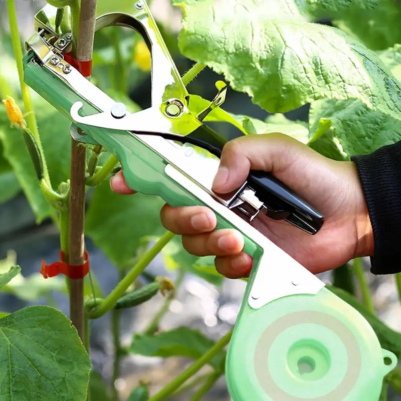 

Tomato Tying Machine Cucumber Vine Tying Tapetool Vine Tying Gun Branch Greenhouse Fruit Vegetable Binding Device Garden Tool