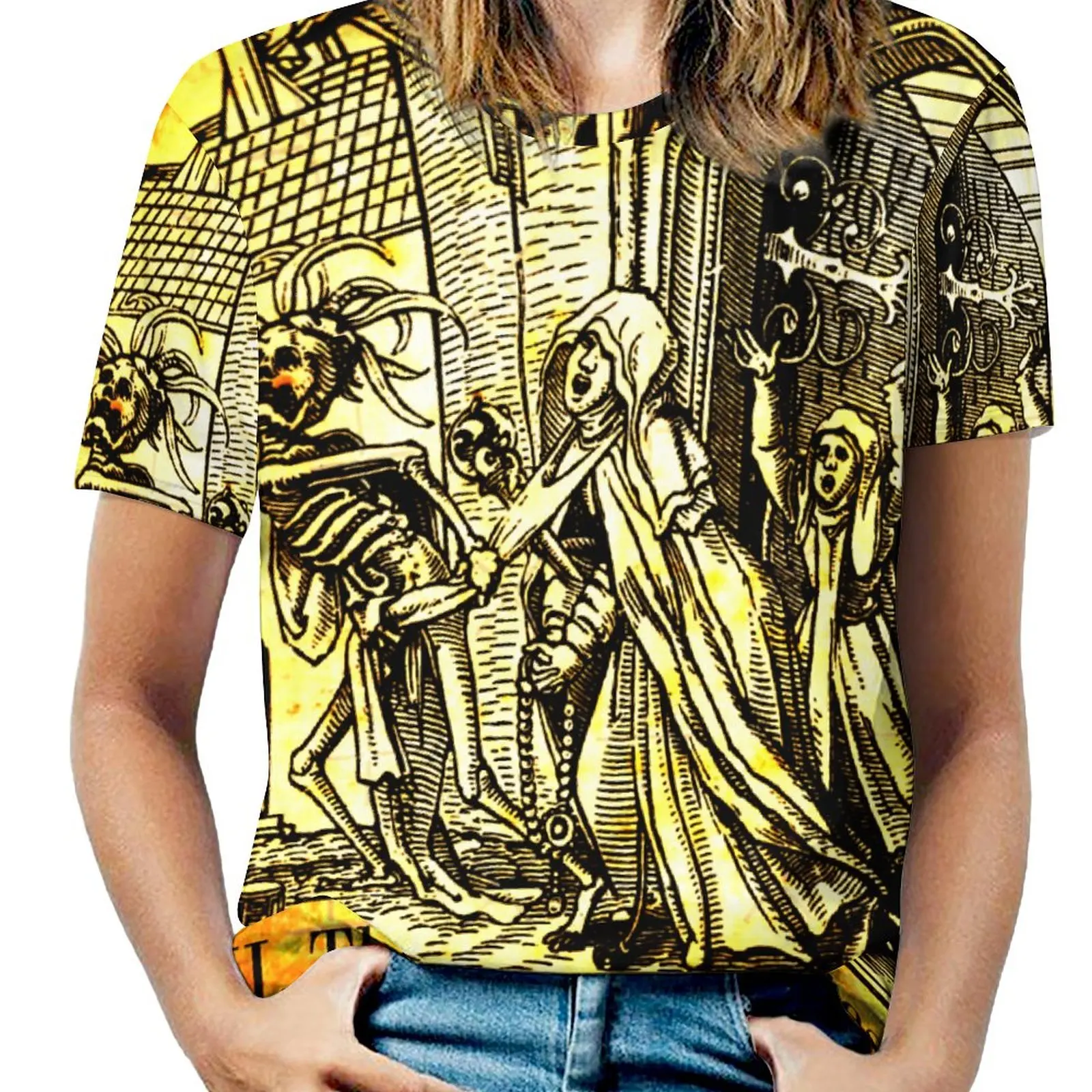 

The High Priestess T-shirt Harajuku Campaign Funny Novelty Tees Hipster Aactivity Competition Eur Size