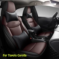 original custom car seat cover fortoyota select corolla 2019 2020 2021 leather auto seat cushion protector interior accessories