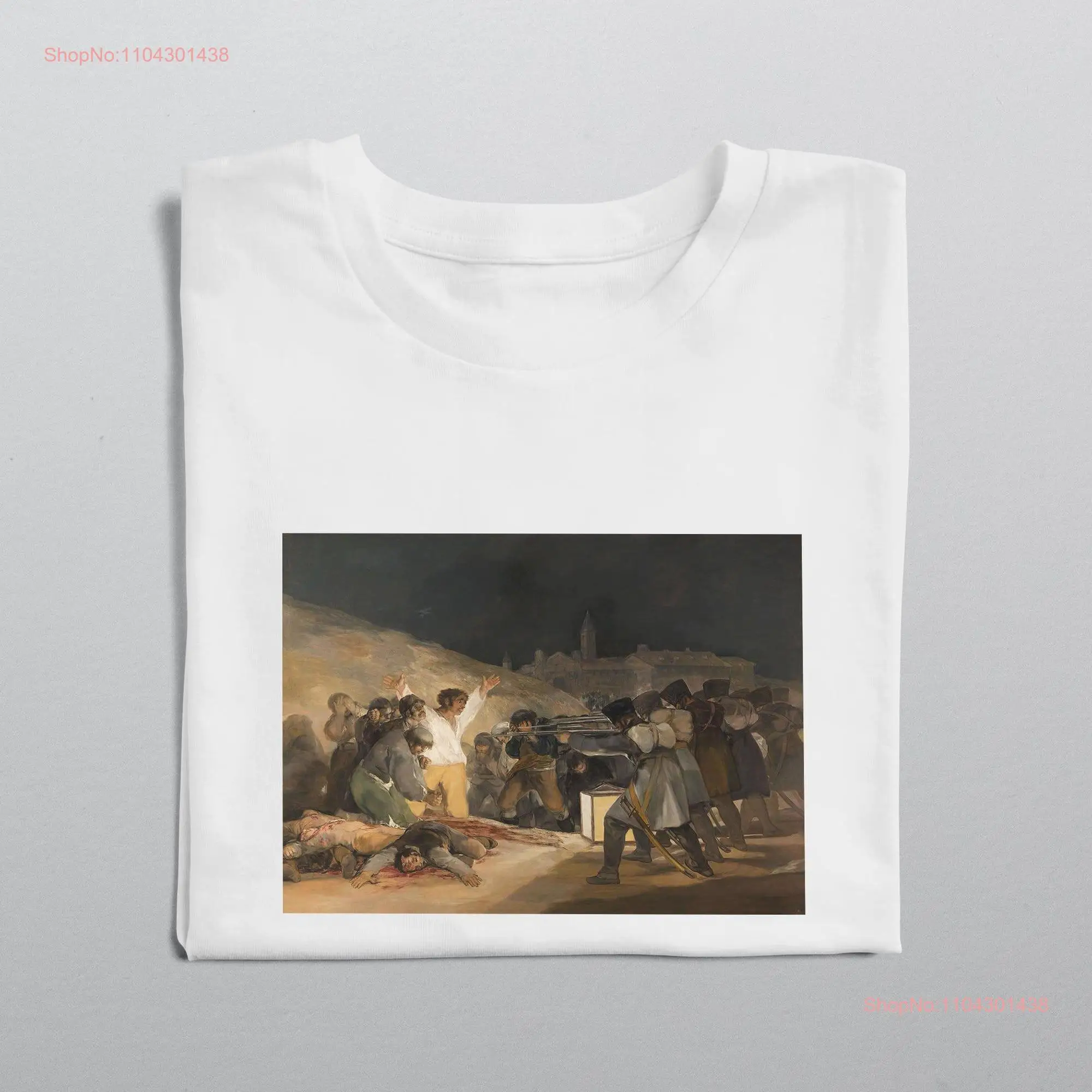 Футболка для руководителей Третя мая художников-Франциско Goya Art Painter Lover Хлопок