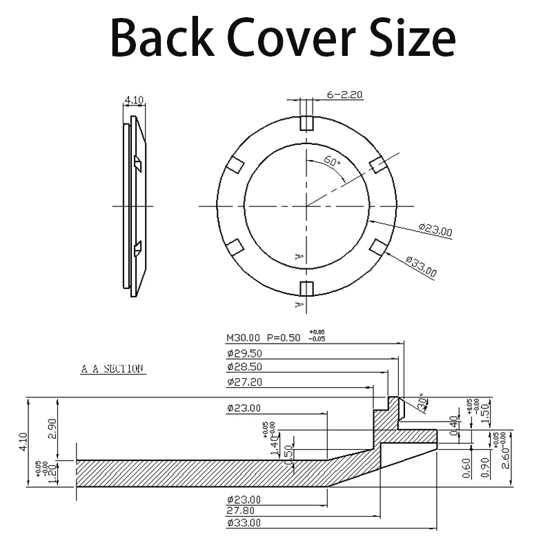 Skx 6105 Case Back Cover 316L Stainless Steel Accessories Parts For Seiko Watch skx009 skx013 skx007 NH35 NH36 Movement