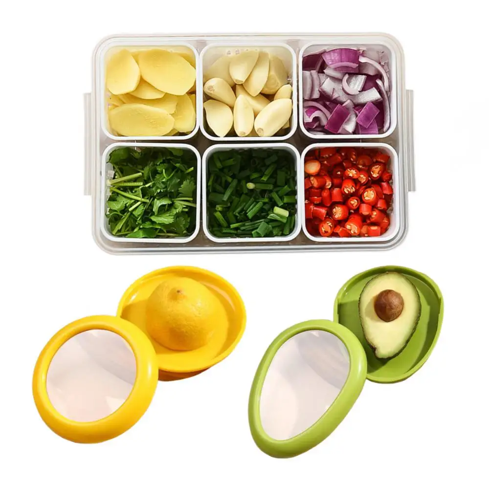 

Food And Vegetable Storage Box Portable Use Alone Easy To Use Convenient Design Material Is Soft Kitchen Supplies Storage Box