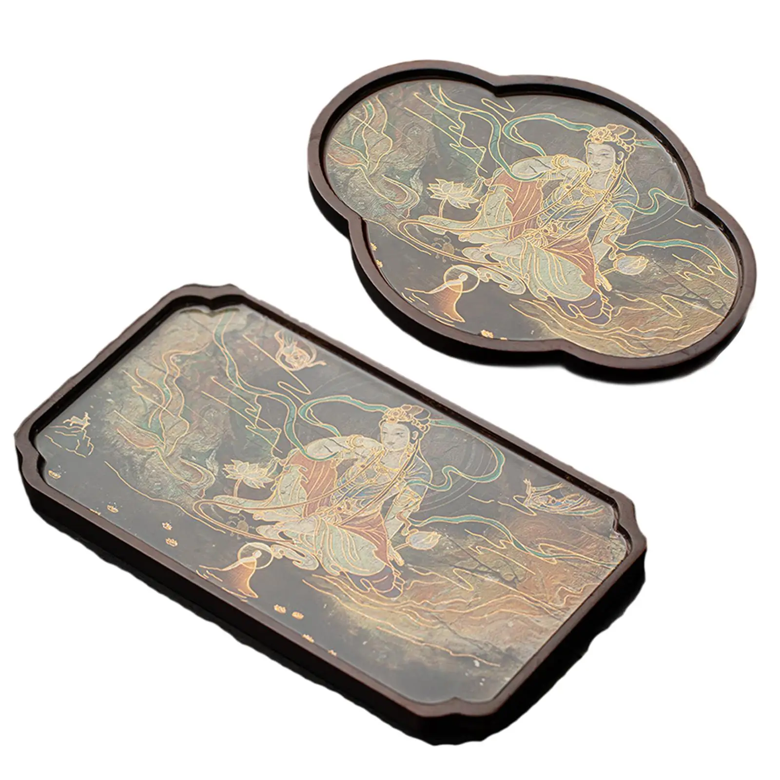 Стандартная бамбуковая обеденная тарелка домашний декор Классическая для