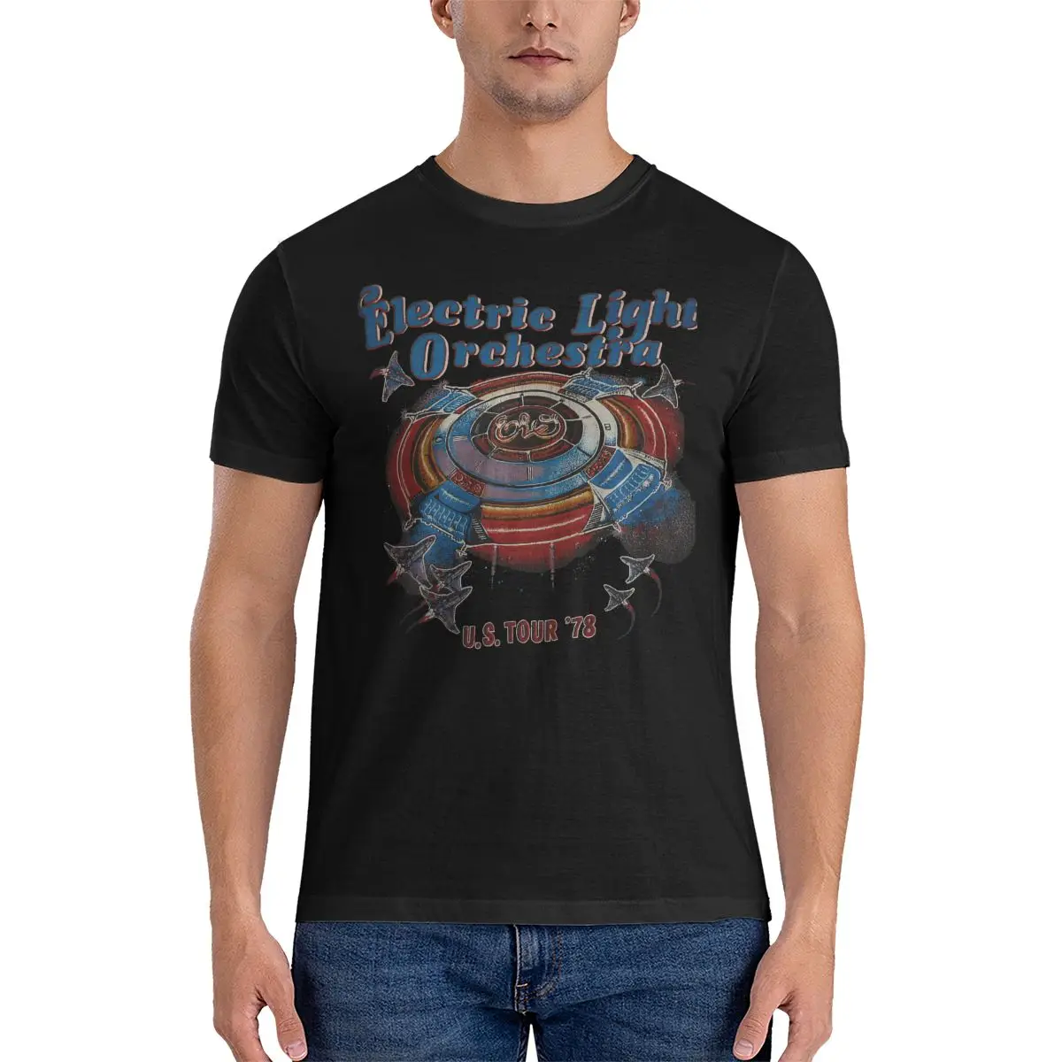 Футболка PEDRAZA Мужская Электрический свет Оркестр 1978
