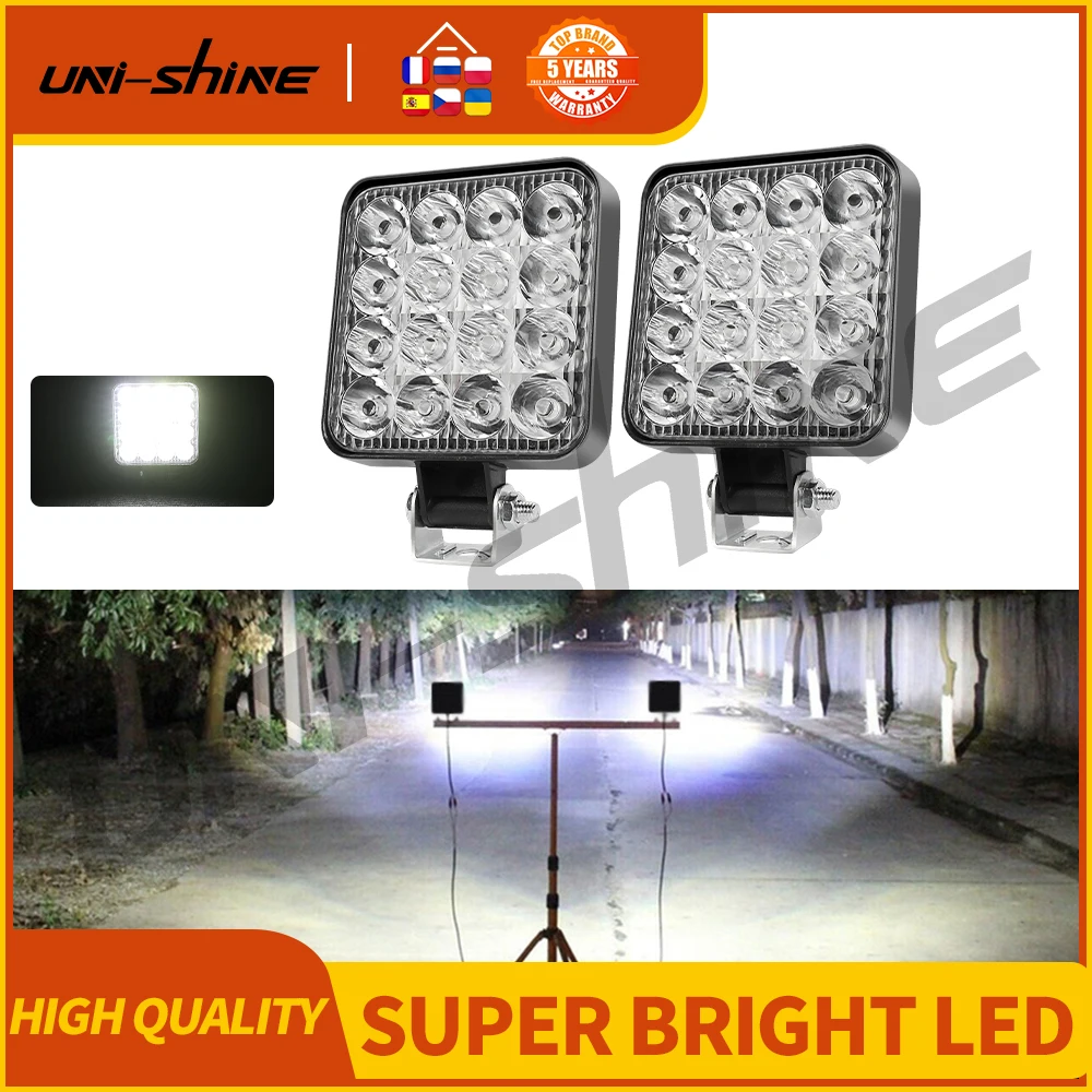 

UNISHINE Мотоциклетные 3-дюймовые Дополнительные Точечные Противотуманные Комбинированные Фары Для Автомобилей, Внедорожников