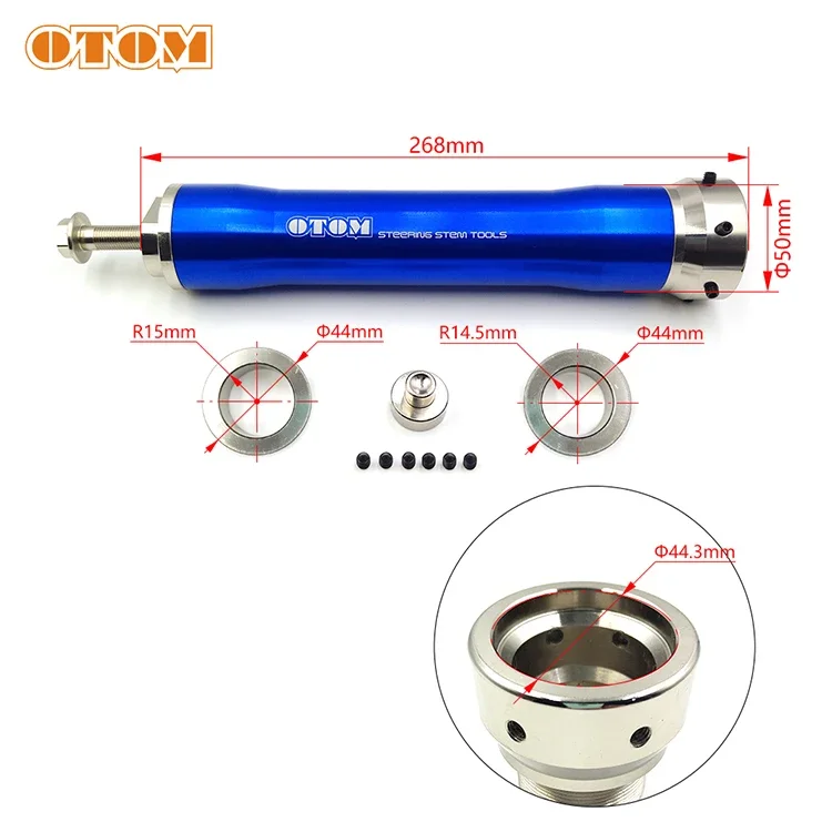 OTOM Мотоцикл Байк Ремонт Съемник подшипника рулевого стержня Инструмент для