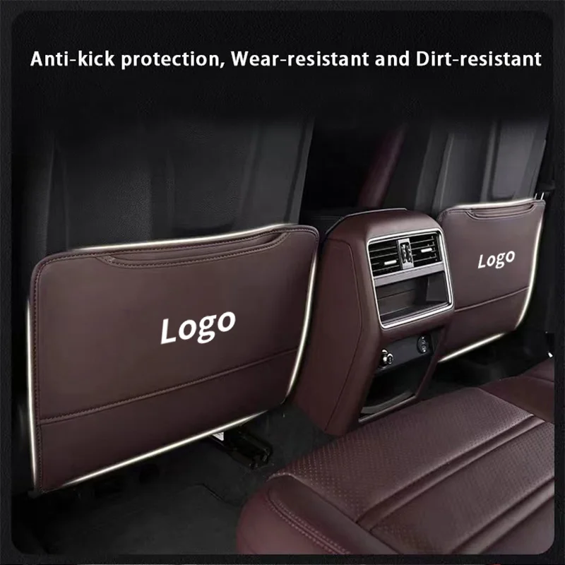 

1pcs Car Seat Back Anti Kick Pad Scratch Mat For Toyota Yaris Corolla Prius Auris CHR Land Cruiser RAV4 Camry Avalon Avensis Sie