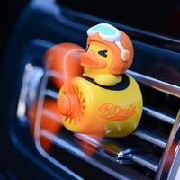 car air freshener yellow duck %e2%80%8bpilot 72 km rotating propeller outlet fragrance magnetic auto accessories interior perfume diffus