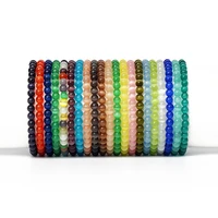 natural 46mm cat eye beads bracelets new smooth opal quartz chakra bracelet bangle for women men agates reiki jewelry pulsera