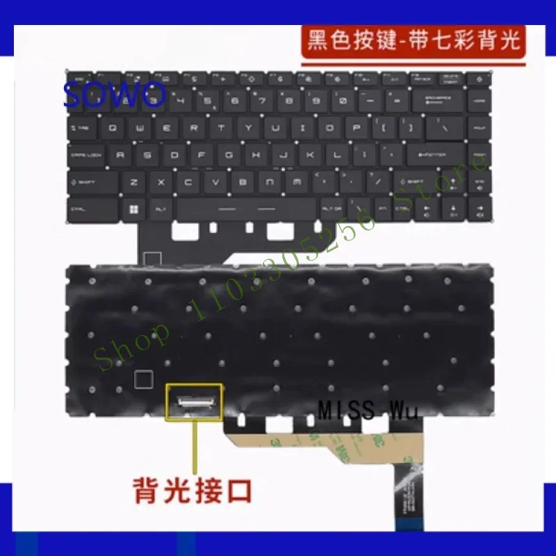 WYORESY новая клавиатура для ноутбука MSI GS66 GE66 P66 GP66 Stealth 10SD 10SF MS-16V3/1541/14C1/14C2 MS-16V1/16V2