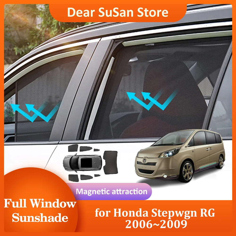 Автомобильный Магнитный солнцезащитный козырек для Honda Stepwgn RG 2006 ~ 2009 коврик