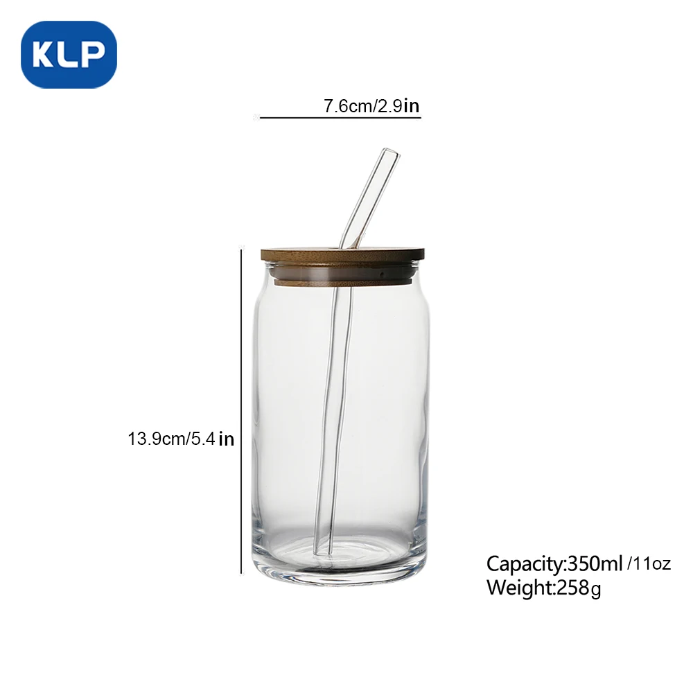 KLP 1/2/4 шт. бокалы со стеклянными соломинами-бокалы для пива холодного кофе виски и