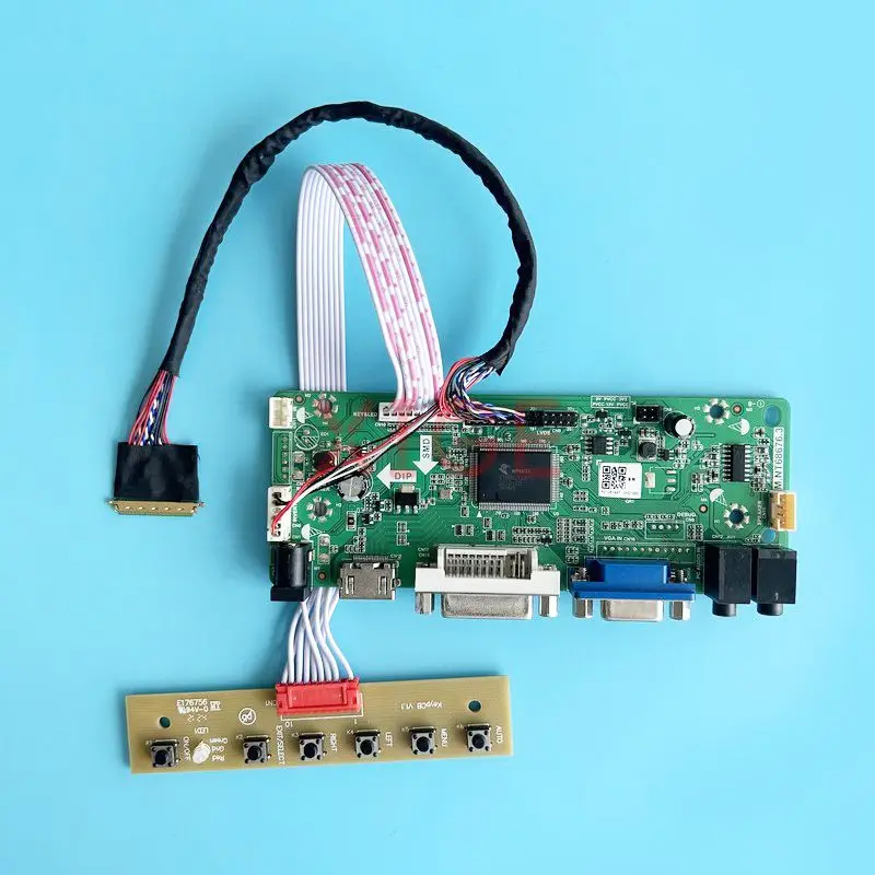

Fit LTN156AT29 LTN156AT30 Controller Driver Board DIY Kit 15.6" LVDS 40 Pin HDMI-Compatible 1366*768 Laptop Screen VGA DVI Audio
