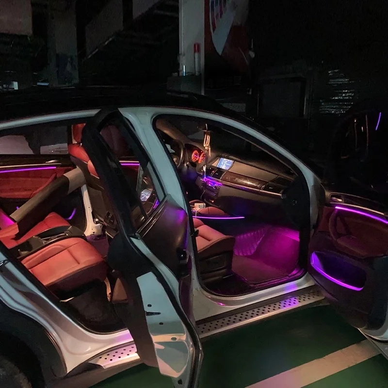 

Best Sale CE Approved Auto LED Lighting System Personalised 11 Colors RGB Motion Multi-mode Ambient Light For BMW X5 E70 E71