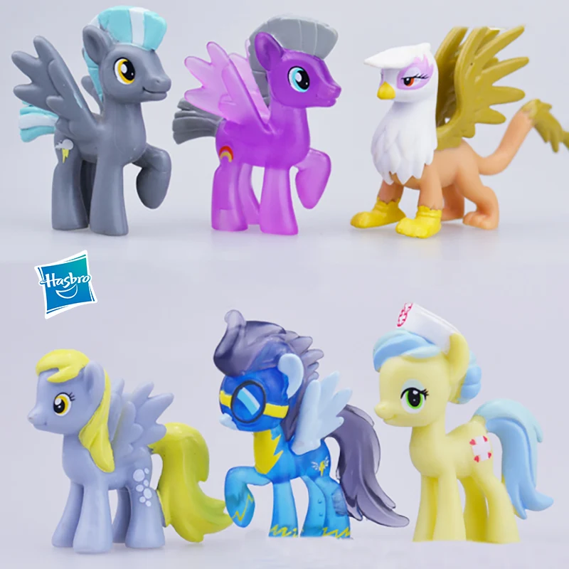 

Hasbro My Little Pony Action Figures Little Cute Horse Model Doll Nurse ​Redheart Derpy Hooves Anime Toys for Children Kid Toys