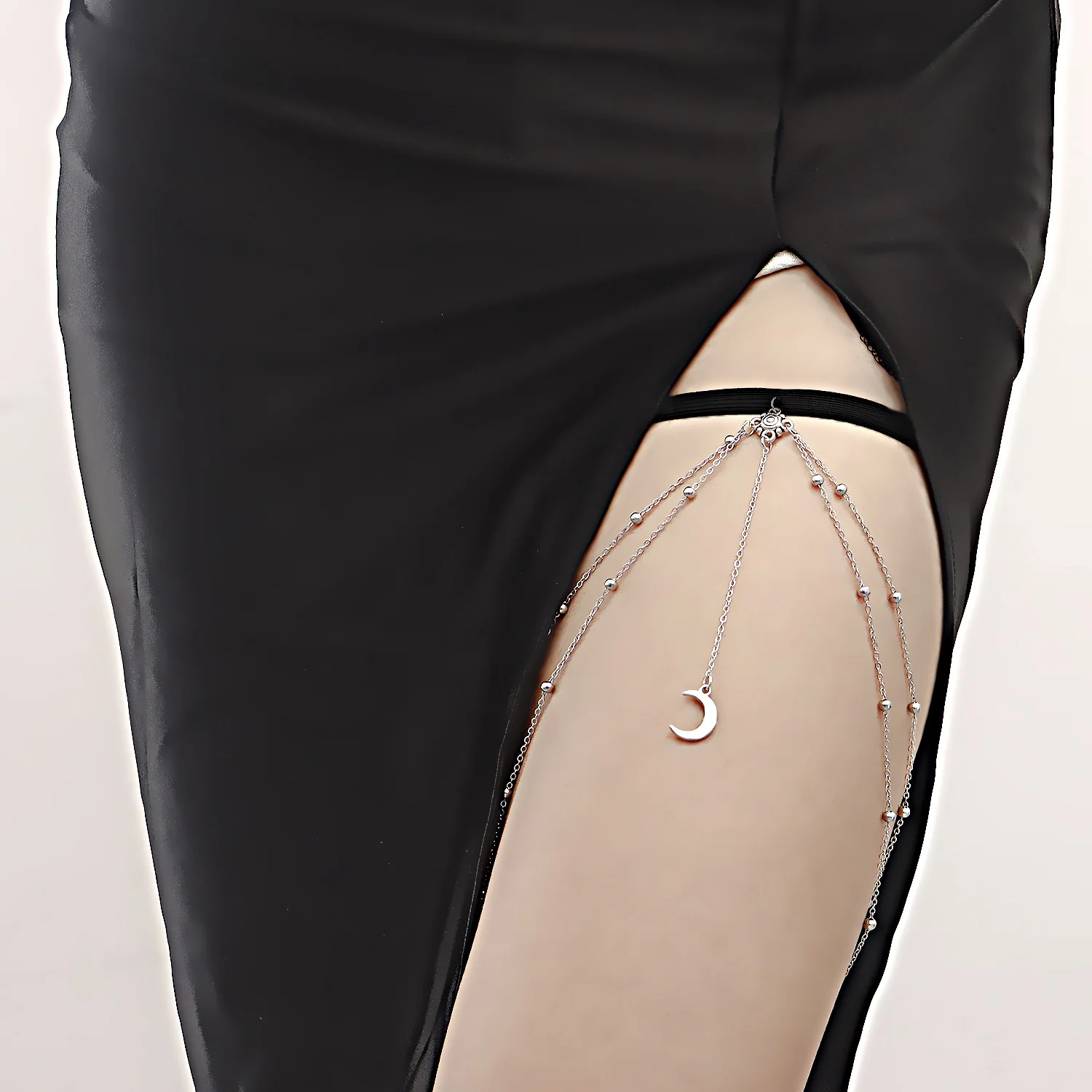 Женская Модная Цепочка Для Тела С Подвеской В Виде Луны Двухслойная