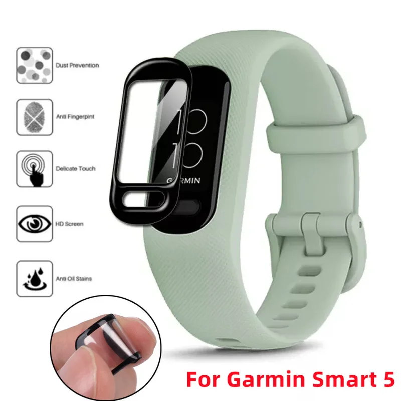 

For Garmin Smart 5 Smart5 Screen Protector Anti-scratch Smart 5 Soft Protective Film For Garmin Smart 5 Smartwatch Accessories