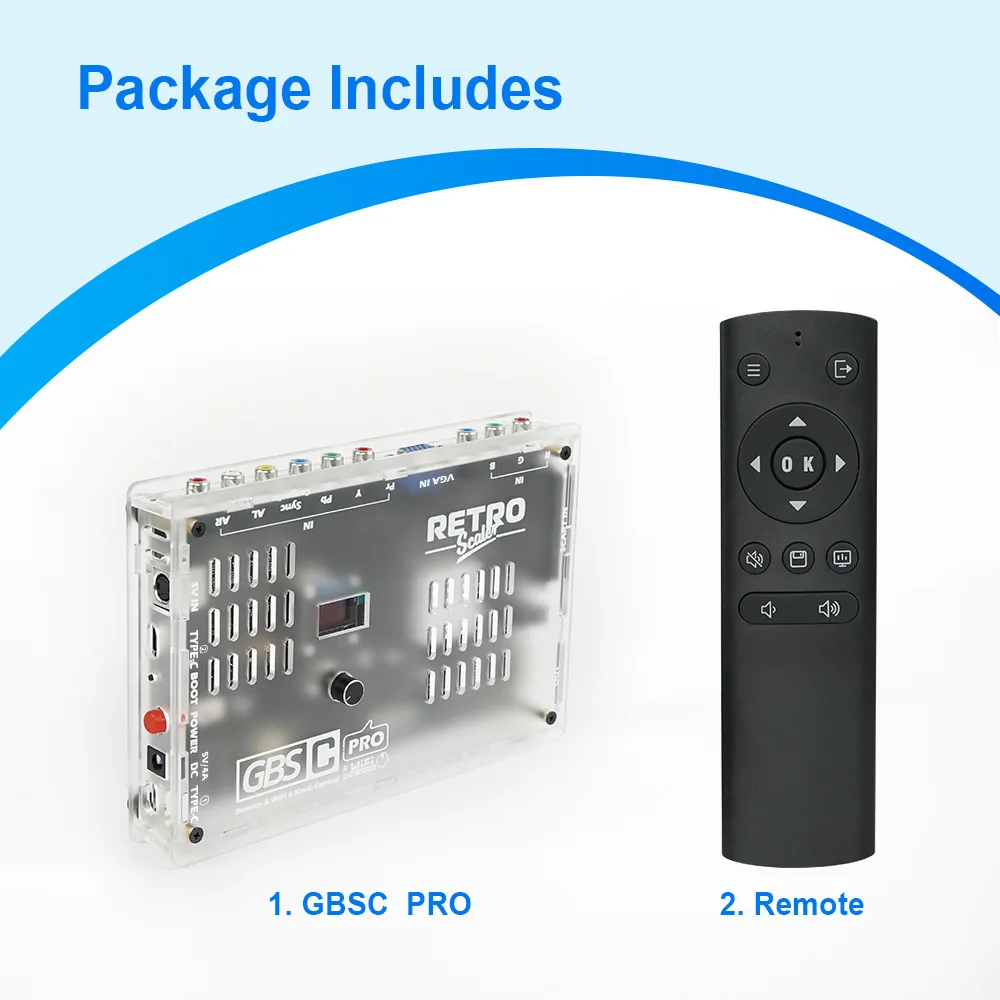 Фото Адаптер для ретро-игр GBSC Pro GBS Control Scart RGBS YPbPr VGA Composite(AV) SV на HDMI ®   Видеоконвертер для ретро-игровых приставок №4