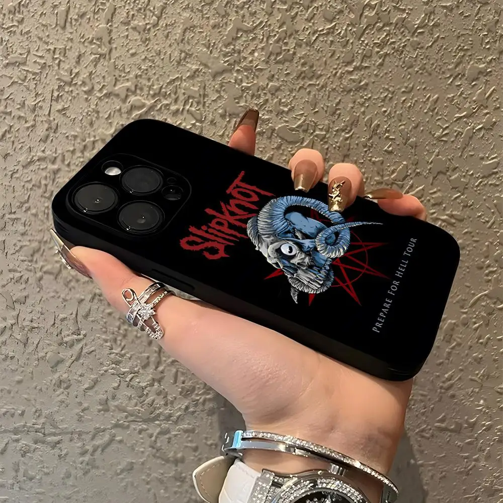 Чехол для телефона Band S-Slipknot IPhone 15 16 13 Pro Max 14 12 11 Xr X 8 7 6 Plus задняя крышка