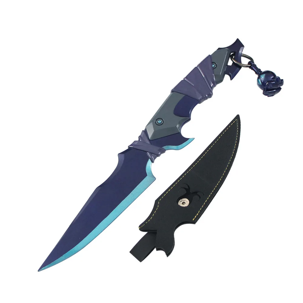25 см Valorant Phantom Knife, игрушечный меч, утяжеленная версия с кобурой, игровой нож для ближнего боя, коллекционные игрушечные украшения, тактические ножи (art.: 3920cfec33619) - 3920cfec33619