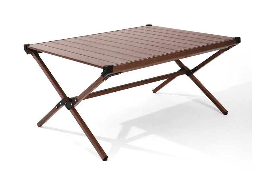 

Roll-Top Camping Table, Dark Brown