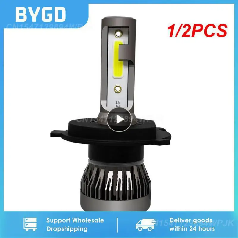 

1/2 шт., лампы для передних фар, H1, H3, H27, 9005, 9006, HB3, HB4, H11