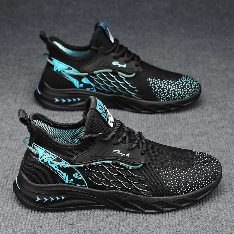 

Дышащая плетеная модная обувь Four seasons 2023, спортивные кроссовки, модная повседневная обувь