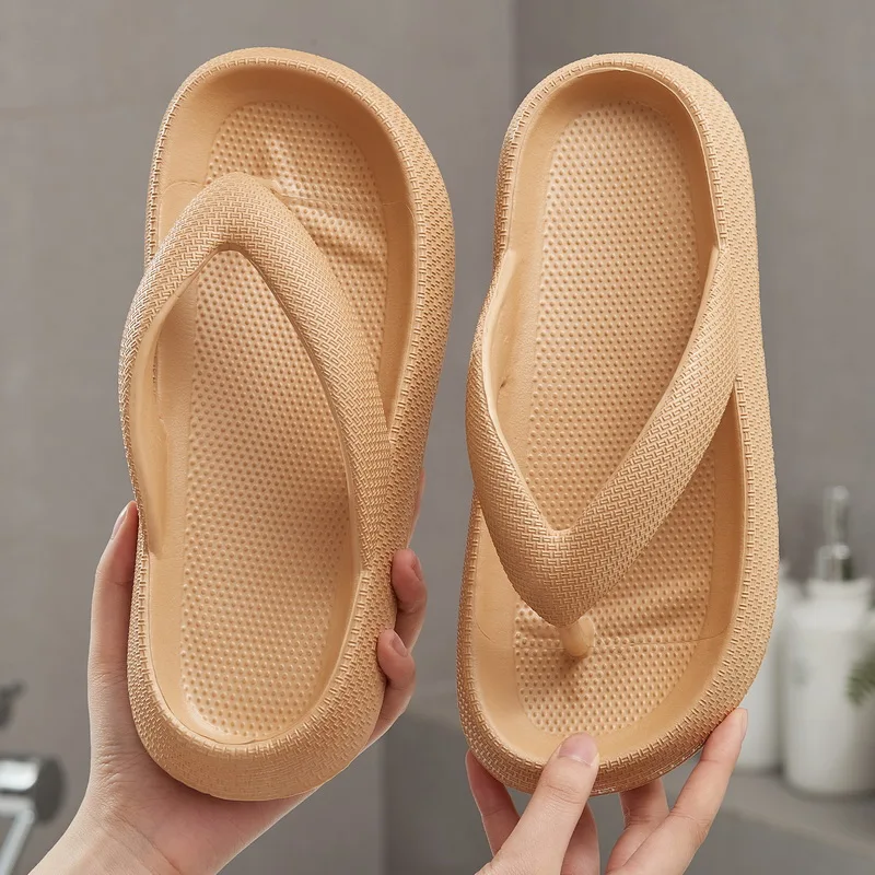 

Summer Men Slippers Home Eva Flip Flops Women Indoor Orthopedic Cloud Slipper Man Sandals Anti-Slip Bathroom Platform Slippers