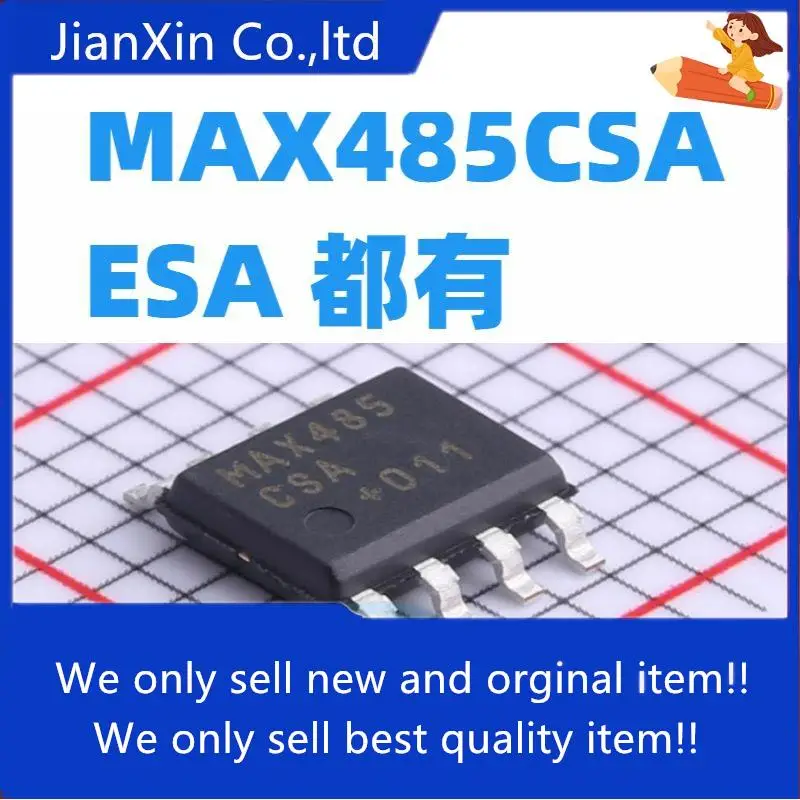 

30pcs 100% orginal new MAX485CSA/MAX485ESA+T SOIC-8 RS422/RS485 Transceivers