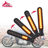 1pcs motorcycle signal lamp flowing water blinker lights 24 led moto running lamp led turn signal light motobike accessories