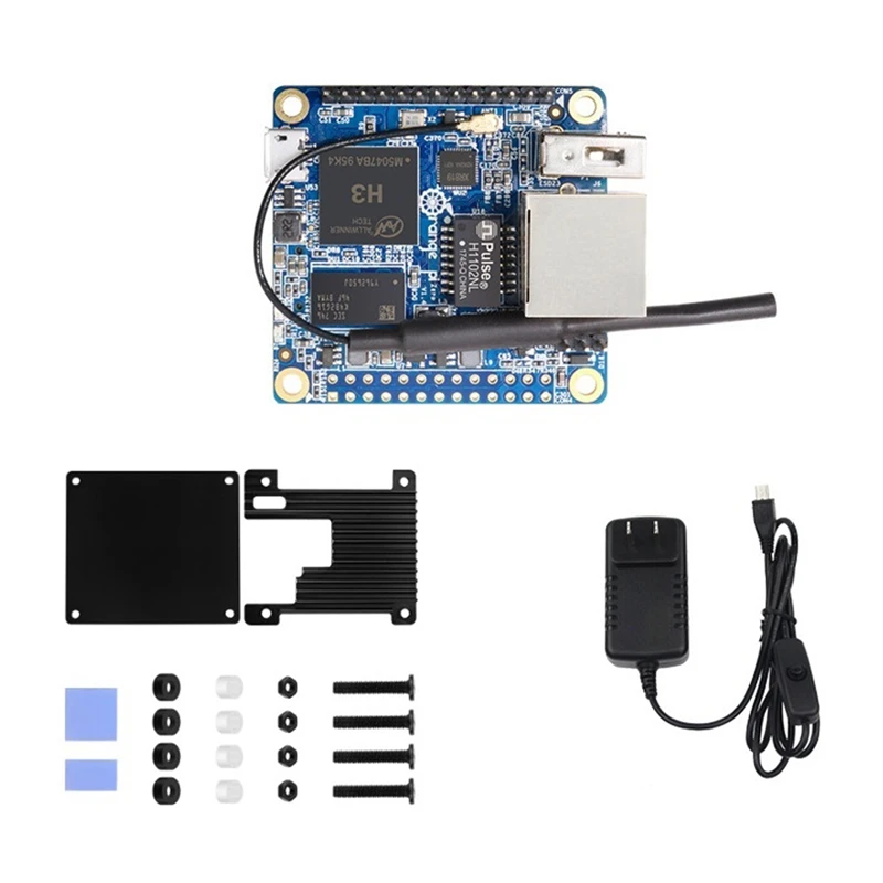 

Для Orange Pi Zero 512MB Allwinner H3 плата разработки микроконтроллера программирования + Корпус + адаптер питания
