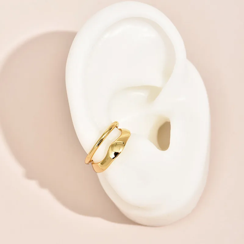 

New Elegant Golden Earrings Women Fashion Ear Jewelry