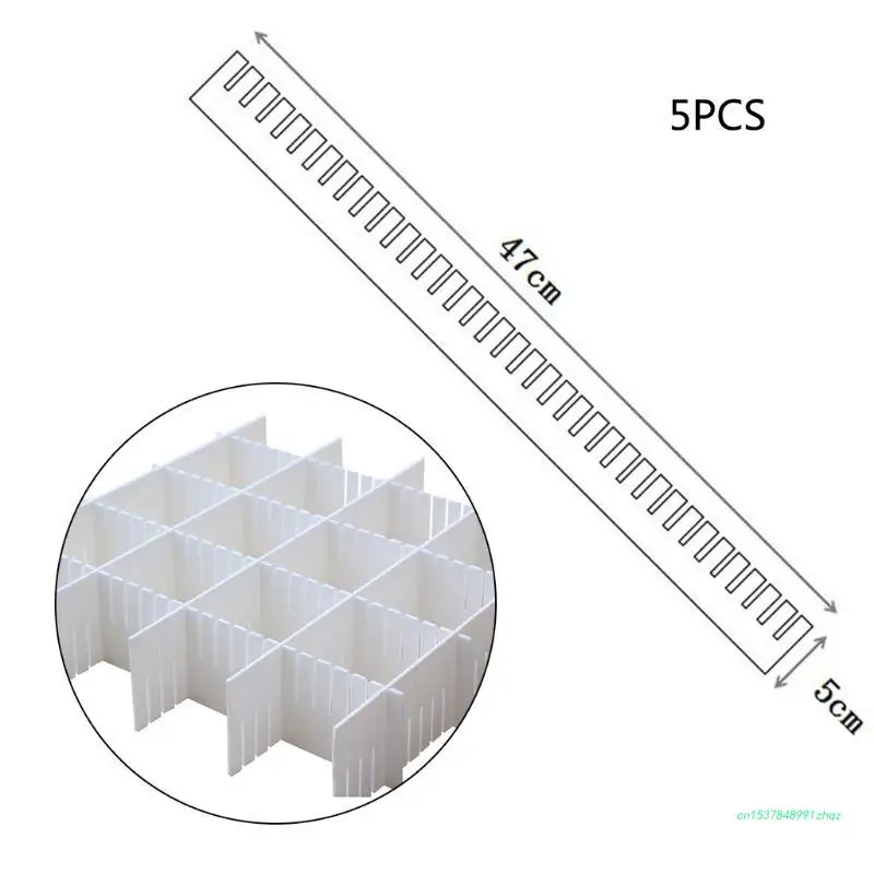 

5 шт., пластиковые разделители для ящиков