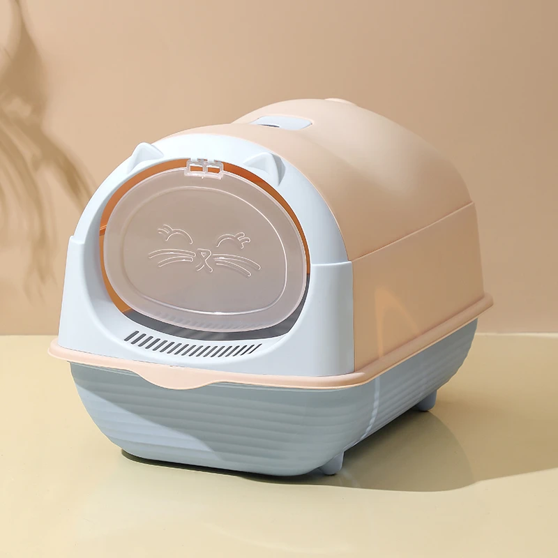Cat Bedpans Enclosed Toilet Covered Training Cat Bedpans Ope