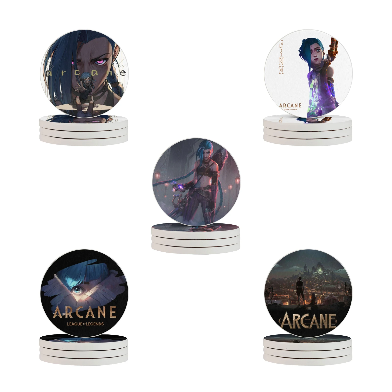

Подставка под напитки Arcane Jinx для столешницы, защитная круглая подставка под чашки, коврик для дома и кухни