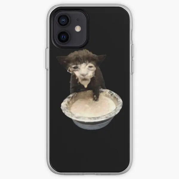 Чехол для телефона Milk Face Cat Meme Cursed Iph настраиваемый iPhone 11 12 13 14 Pro Max Mini 6 6S 7 8 Plus X XS XR