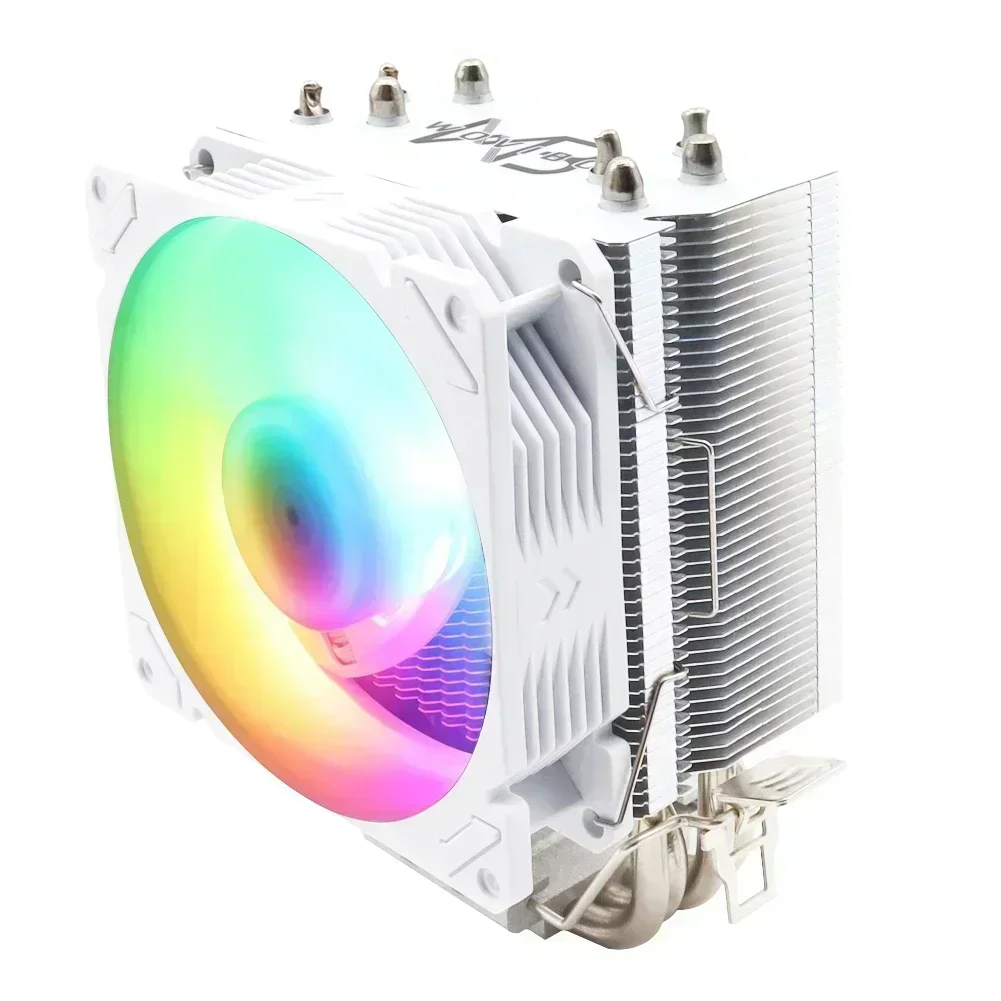 Wovibo ARGB RGB Вентилятор охлаждения процессора PWM 4PIN для Intel 115x 1200 1700 2011 X79 X99 AMD AM4 AM5