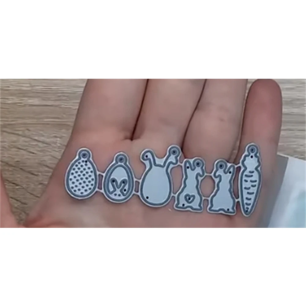 

Spring New Special Sale Rabbit Carrot Metal Cutting Dies Diy Paper Craft Embossing Molds Greeting Card Scrapbooking Decoration